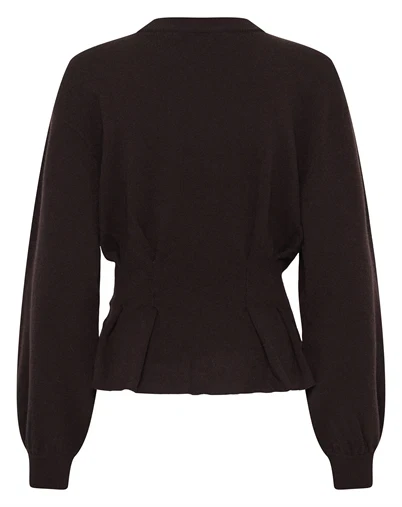 Gestuz - GZManzi Waist Pullover Strik - Ganache